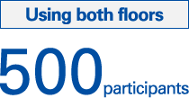 Using both floors 500participants